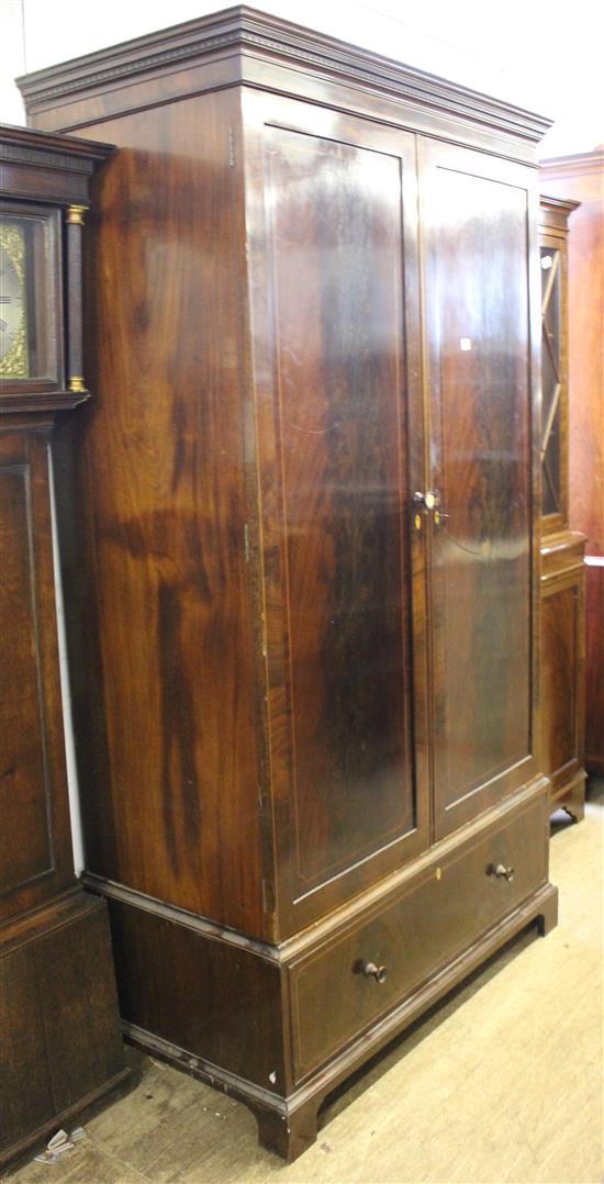 Edwardian mahogany wardrobe